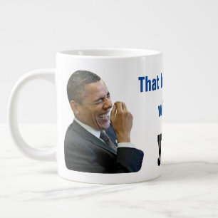 That look on Trump's face, You're FIRED 20oz Large Coffee Mug