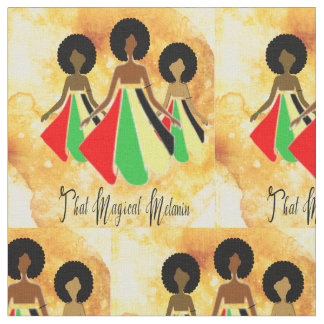 That Melanin Magic Afrocentric Cotton Fabric