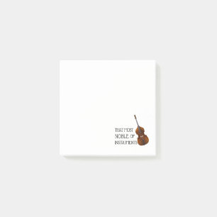 That Most Noble of Instruments - Bass Post-it Notes
