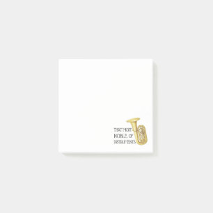 That Most Noble of Instruments - Tuba Post-it Notes