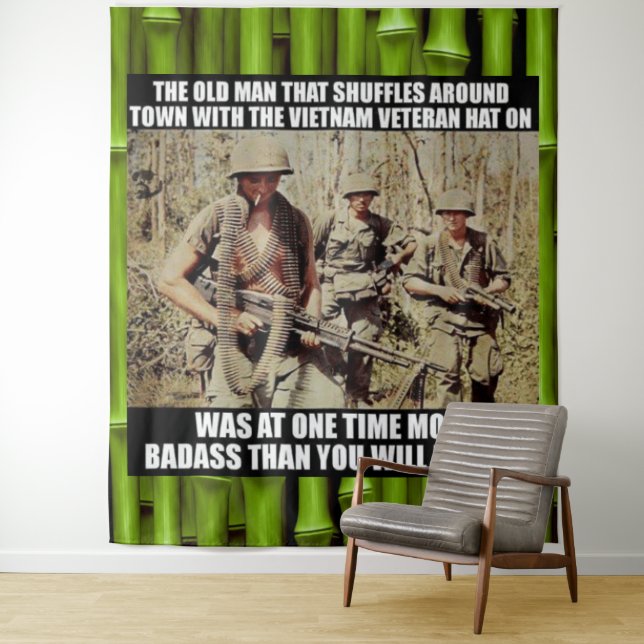 THAT OLD VIETNAM VET TAPESTRY (In Situ)