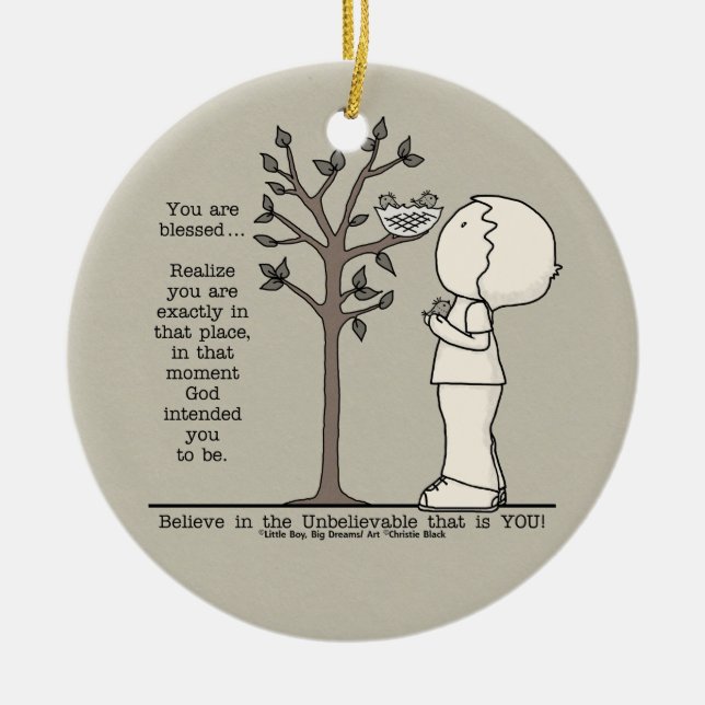 That Place Ceramic Ornament (Front)