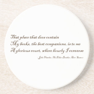 That Place That Does Contain My Books Coaster