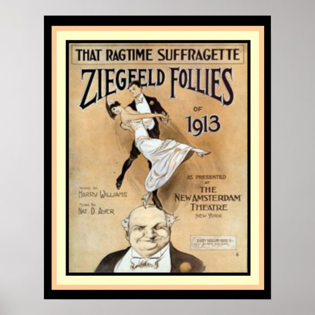That Ragtime Suffragette- Ziegfeld Follies Poster (Front)
