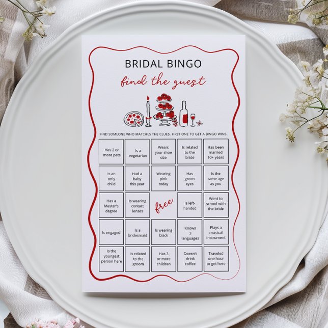That’s Amore Bridal Bingo find the guest game (Creator Uploaded)
