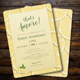 That’s Amore Bridal Shower | Italian Lemon Amalfi  Invitation