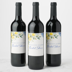 That’s Amore Italian Lemon Bridal Shower  Wine Label