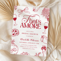 That’s Amore Red Bridal Shower