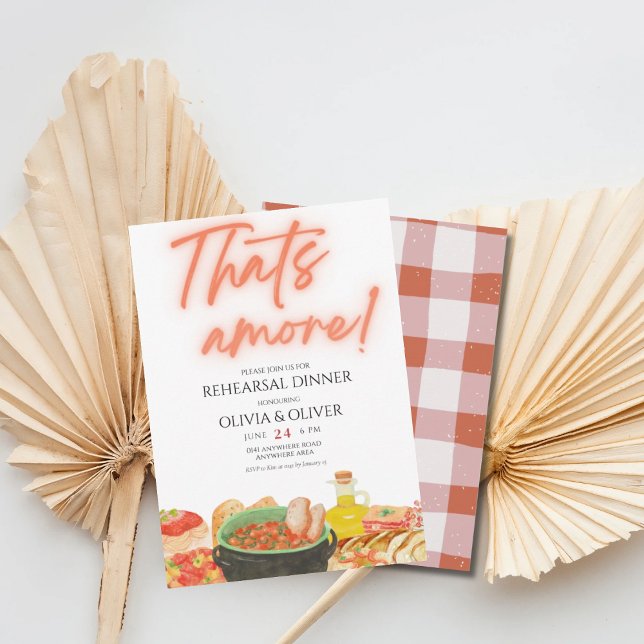 That’s amore rehearsal dinner invitation (Creator Uploaded)