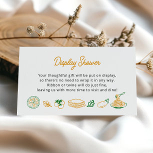 That’s Amore Rustic Italian Display Shower Enclosure Card