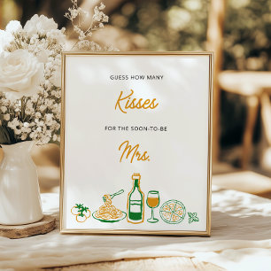 That’s Amore Rustic Italian Guess how many Poster