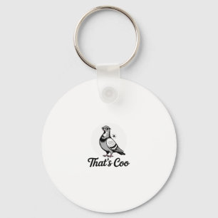 That’s Coo - Funny Pigeon With Shades 1 Key Ring