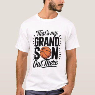 That’s My Grandson Out There Proud Sports Family T-Shirt