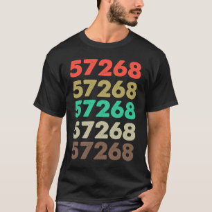 That Says 57268 Retro Zip code Zipcode  57268 T-Shirt