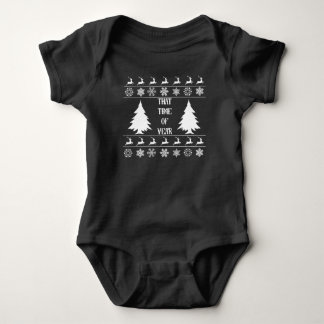 that time of ugly Christmas sweater Bodysuits
