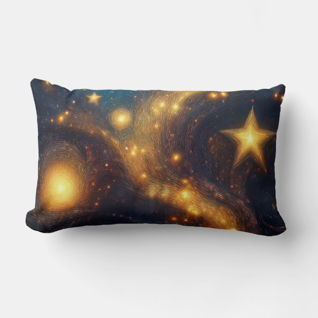 That Which Glows in the Sky  Lumbar Cushion (Front)