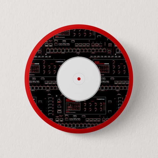 That White Label’s Electric! 6 Cm Round Badge (Front)
