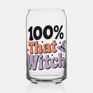 That Witch Can Tumbler Glass