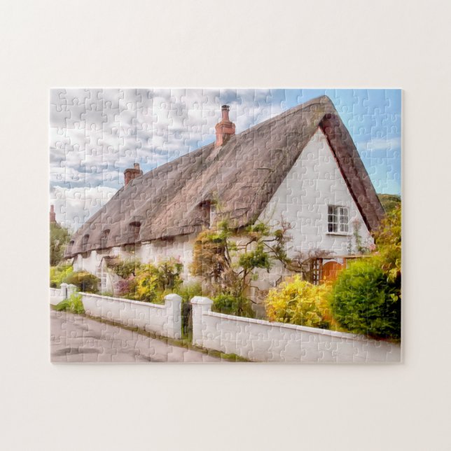 Thatched Cottage-1 Jigsaw Puzzle (Horizontal)