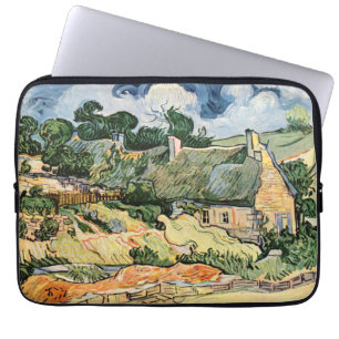 Thatched Cottages at Cordevill Vincent van Gogh Laptop Sleeve