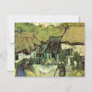 Thatched Cottages in Jorgus by Vincent van Gogh