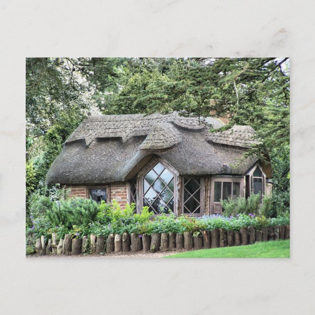 THATCHED COTTAGES POSTCARD (Front)