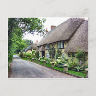 Thatched Cottages Postcard