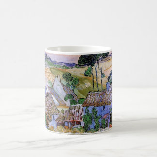 Thatched Roof Cottages by Hill by Vincent van Gogh Coffee Mug