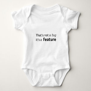 That's a feature baby bodysuit