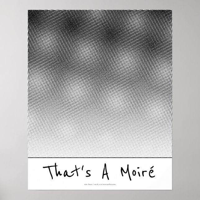 That's Amoiré Humourous Modern Art Print (Front)