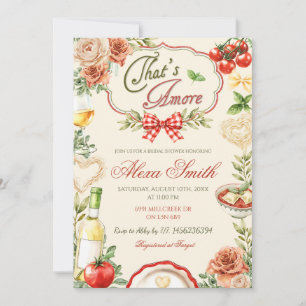 That's Amore Bridal Shower Invitation