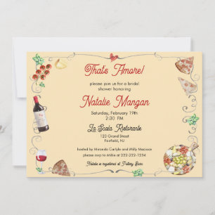 That's Amore Bridal shower Invitation