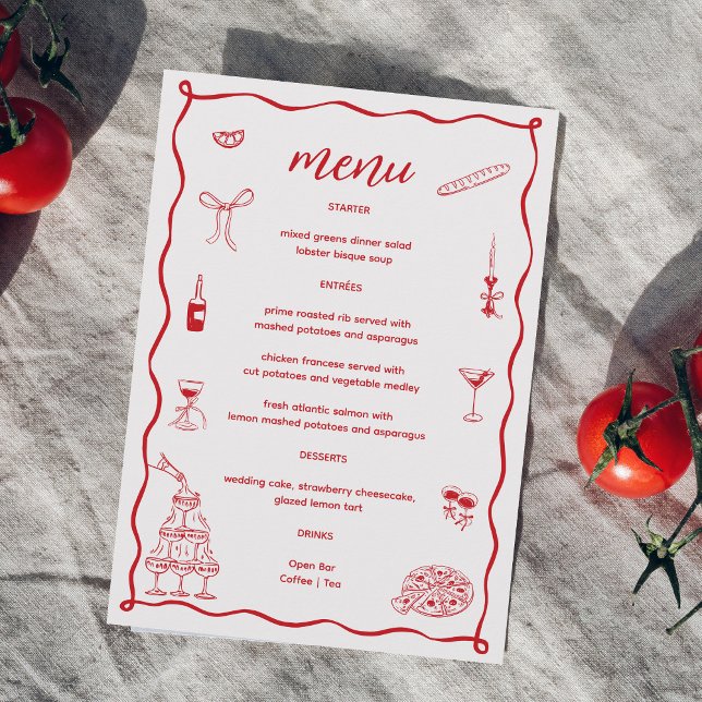 That's Amore Bridal Shower Menu (Creator Uploaded)