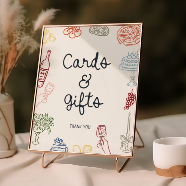 That's Amore Colourful Illustrated Cards & Gifts Poster (Creator Uploaded)