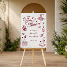 Thats Amore Hand Drawn Italian Bridal Shower