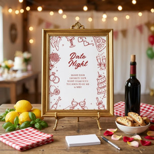 That's Amore Italian Bridal Shower Date Night Sign