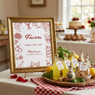 That's Amore Italian Bridal Shower Favours Sign