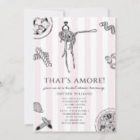 That's Amore Italian Food Bridal Wedding Shower