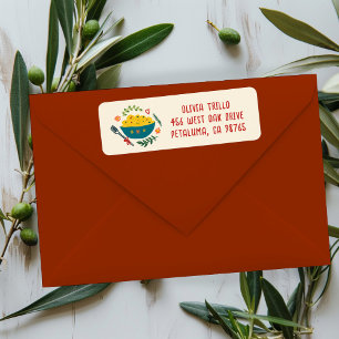 That's Amore Italian Food CUSTOM Wedding Address Return Address Label
