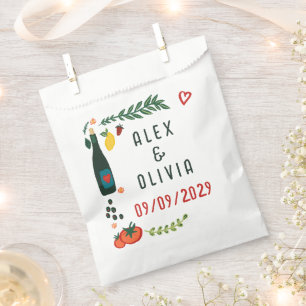 That's Amore Italian Food CUSTOM Wedding Favour Bag
