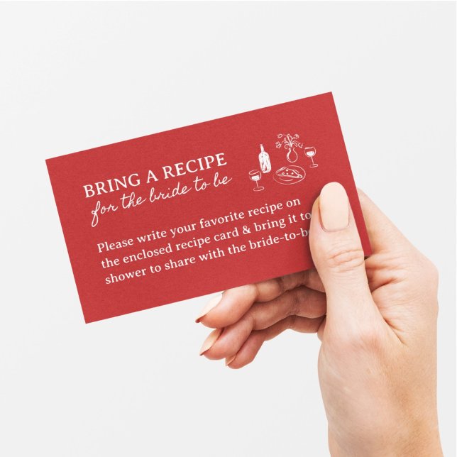 Thats Amore Italian Pizza Recipe Request Enclosure Card (Creator Uploaded)