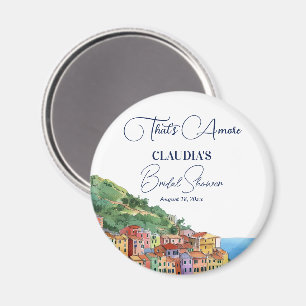 That's Amore Italian Riviera Bridal Shower Favour Magnet