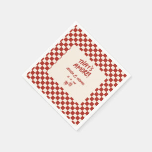 That's Amore Italian vintage Bridal Shower  Napkin