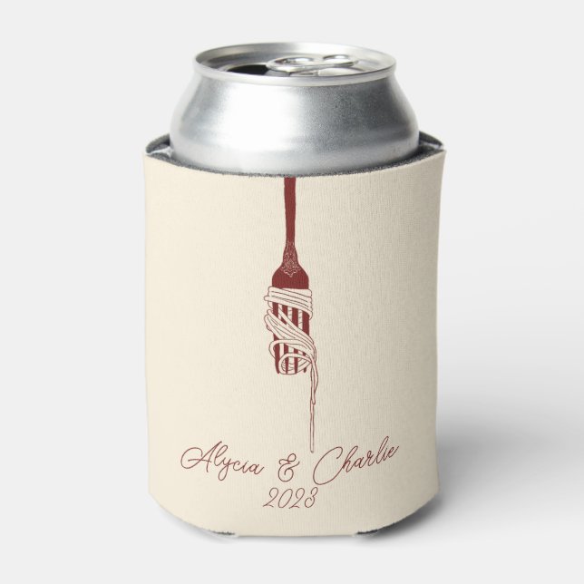 That's Amore Italian wedding  Can Cooler (Can Front)