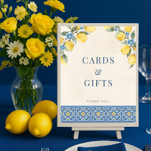 That's Amore Lemon Cards & Gifts Sign Poster