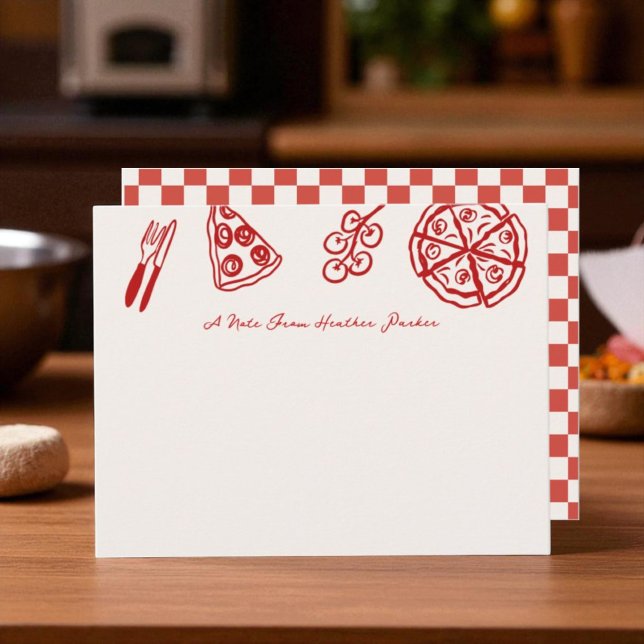 That's Amore Pizza Party Pizza Themed Personalised Card (Creator Uploaded)