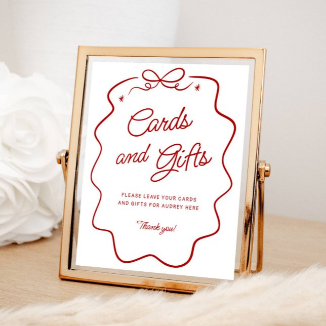 That's Amore Red Doodle Cards and Gifts Display Po Poster (Creator Uploaded)