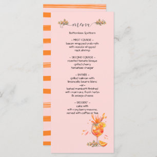 That's Amore Spritz Bridal Brunch Menu