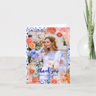 That's Amore Spritz Mediterranean Bridal Shower  Thank You Card