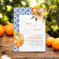 That's Amore Watercolor Spritz Bridal Shower